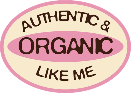 Sticker: authentic & organic like me